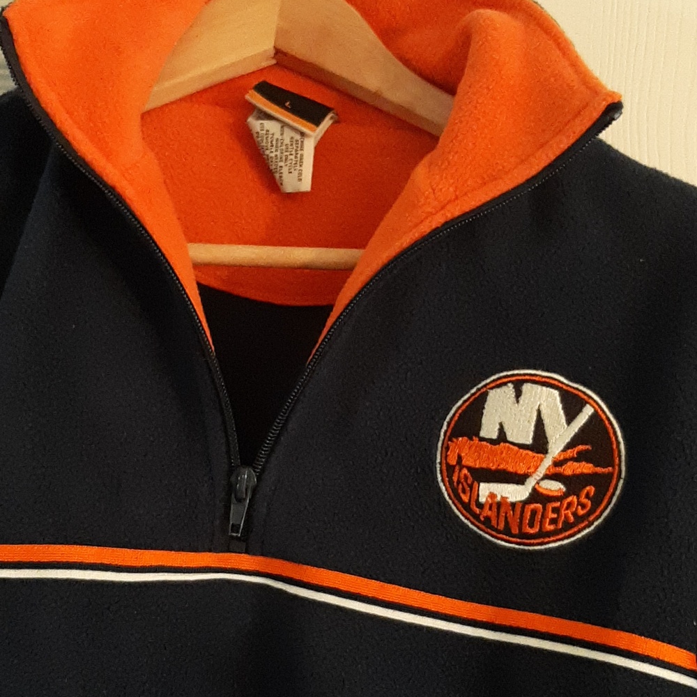 Youth NY Islanders Half-Zip Pullover L